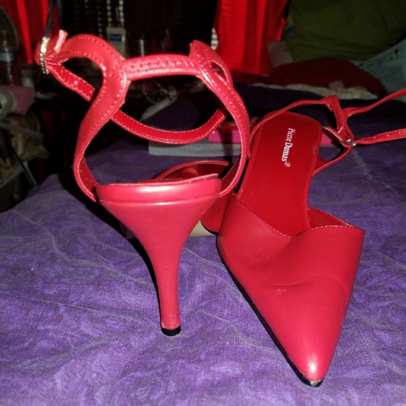 Red, Strap Heels. - Picture 2 of 4
